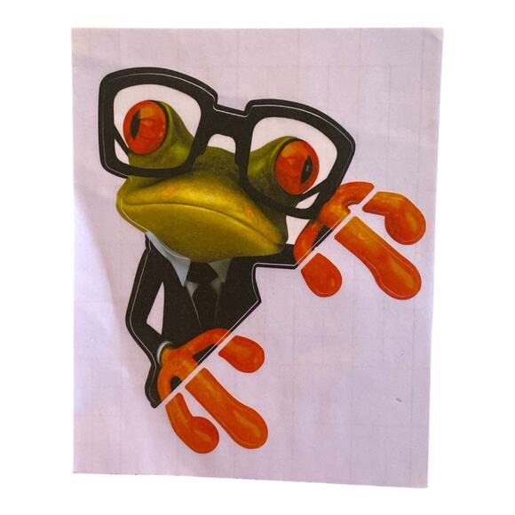Funny Frog Sticker Set – Frog Decals for Signs, Laptops, Water Bottles Scrapbook - Picture 6 of 7